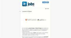 Desktop Screenshot of blog.itjobs.pt
